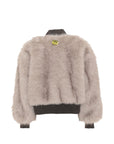 Bomber per bambina Barrow kids in pelliccia F6BKJGBO143 100 BARROW KIDS 