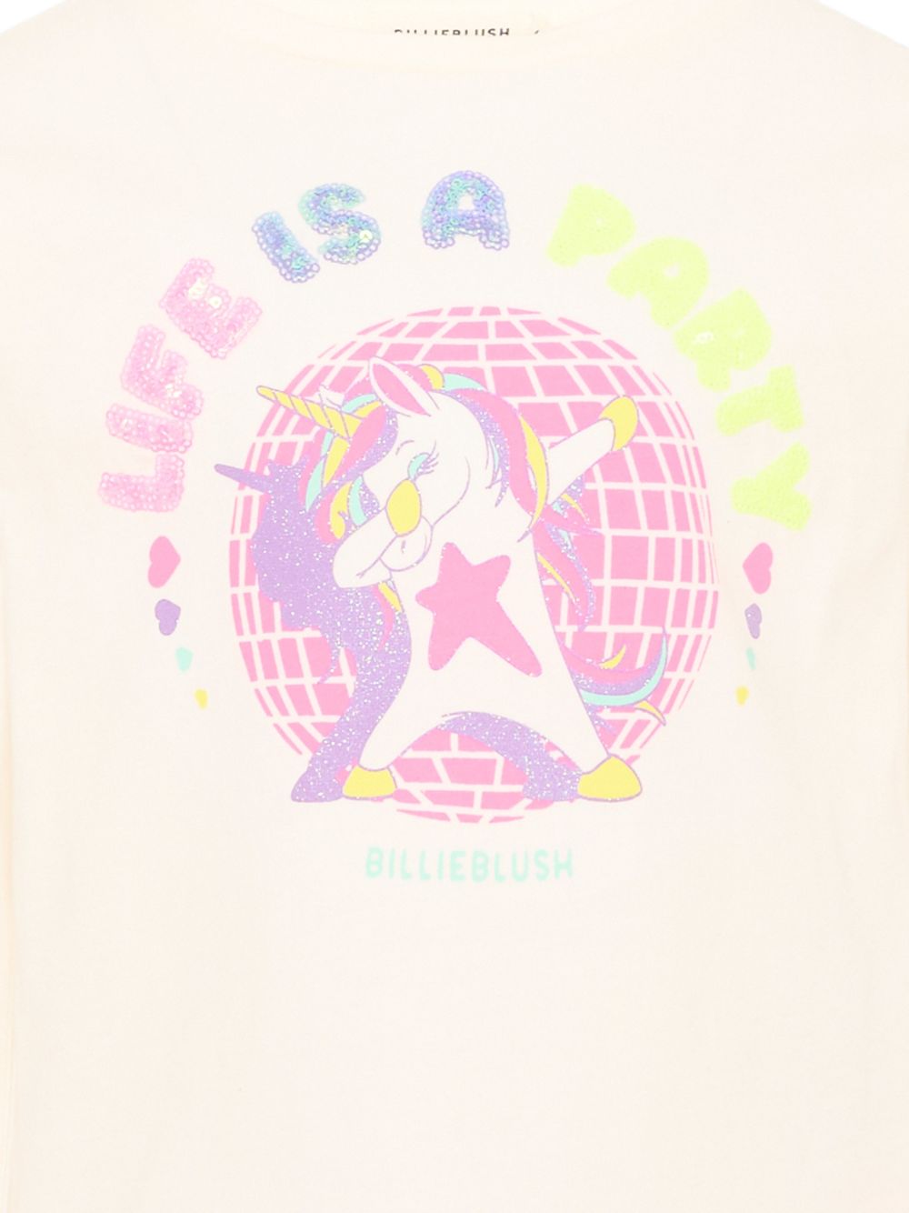 T-shirt per bambina Billieblush con stampa U22382 121 BILLIEBLUSH KIDS 