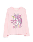 T-shirt per bambina Billieblush con stampa U22384 467 BILLIEBLUSH KIDS 