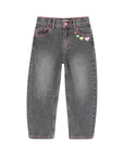 Jeans per bambina Billieblush cuori U22413 Z20 BILLIEBLUSH KIDS 