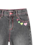 Jeans per bambina Billieblush cuori U22413 Z20 BILLIEBLUSH KIDS 