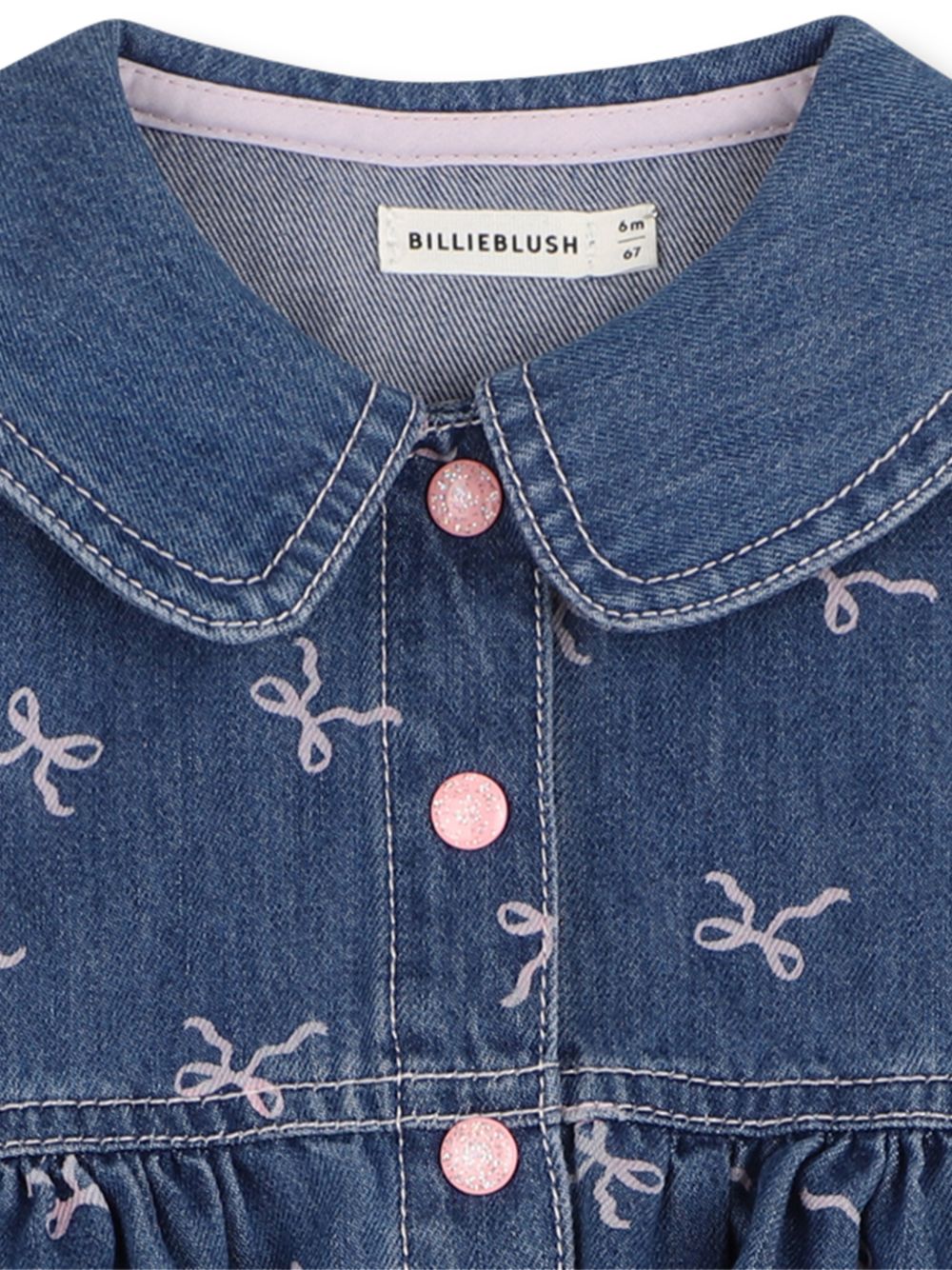 Abito per neonata Billieblush in denim U22456 Z10 BILLIEBLUSH KIDS 