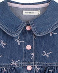 Abito per neonata Billieblush in denim U22456 Z10 BILLIEBLUSH KIDS 