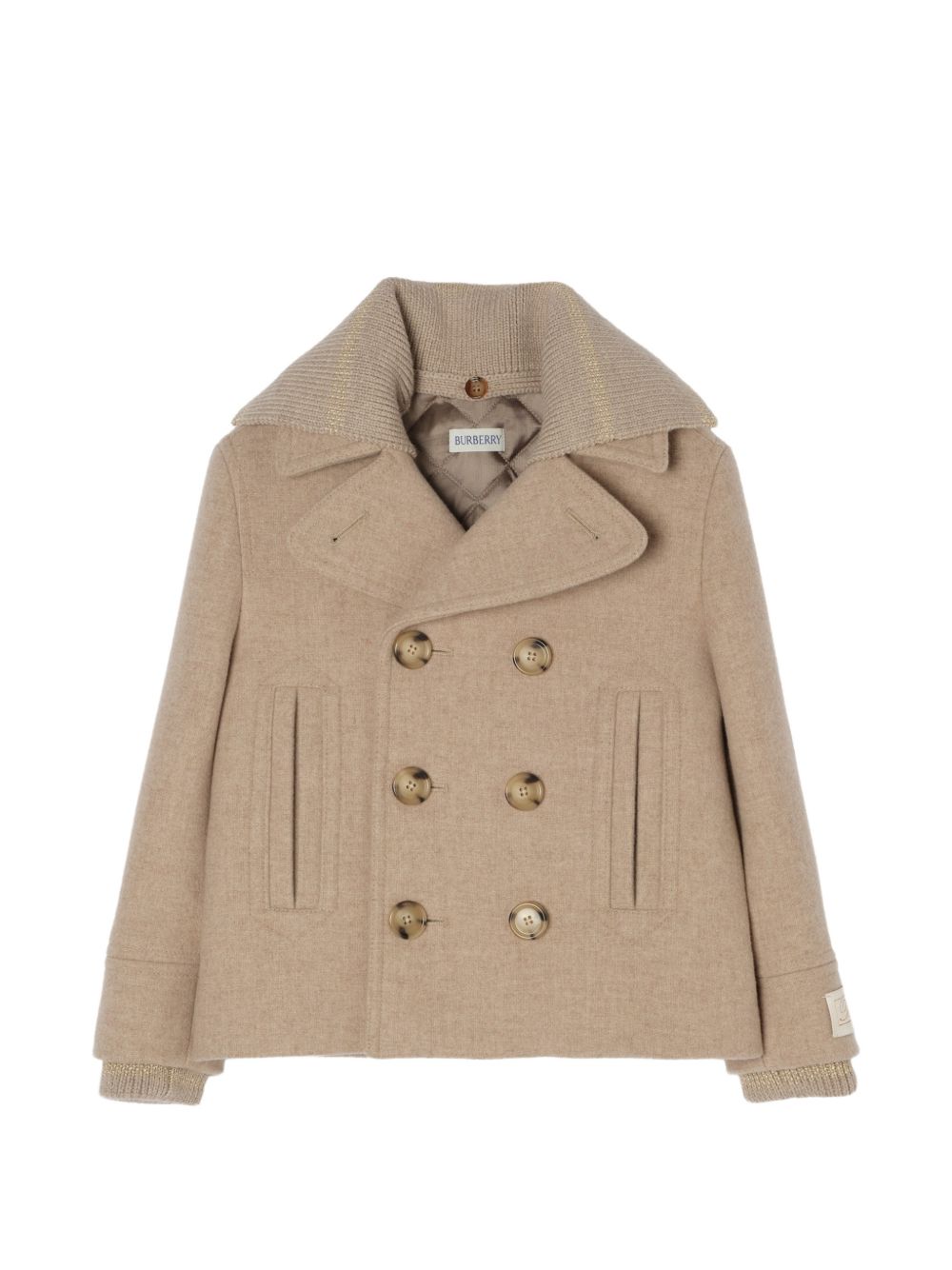 Cappotto per bambina Burberry Kids doppiopetto 8134639 A2153 BURBERRY KIDS 