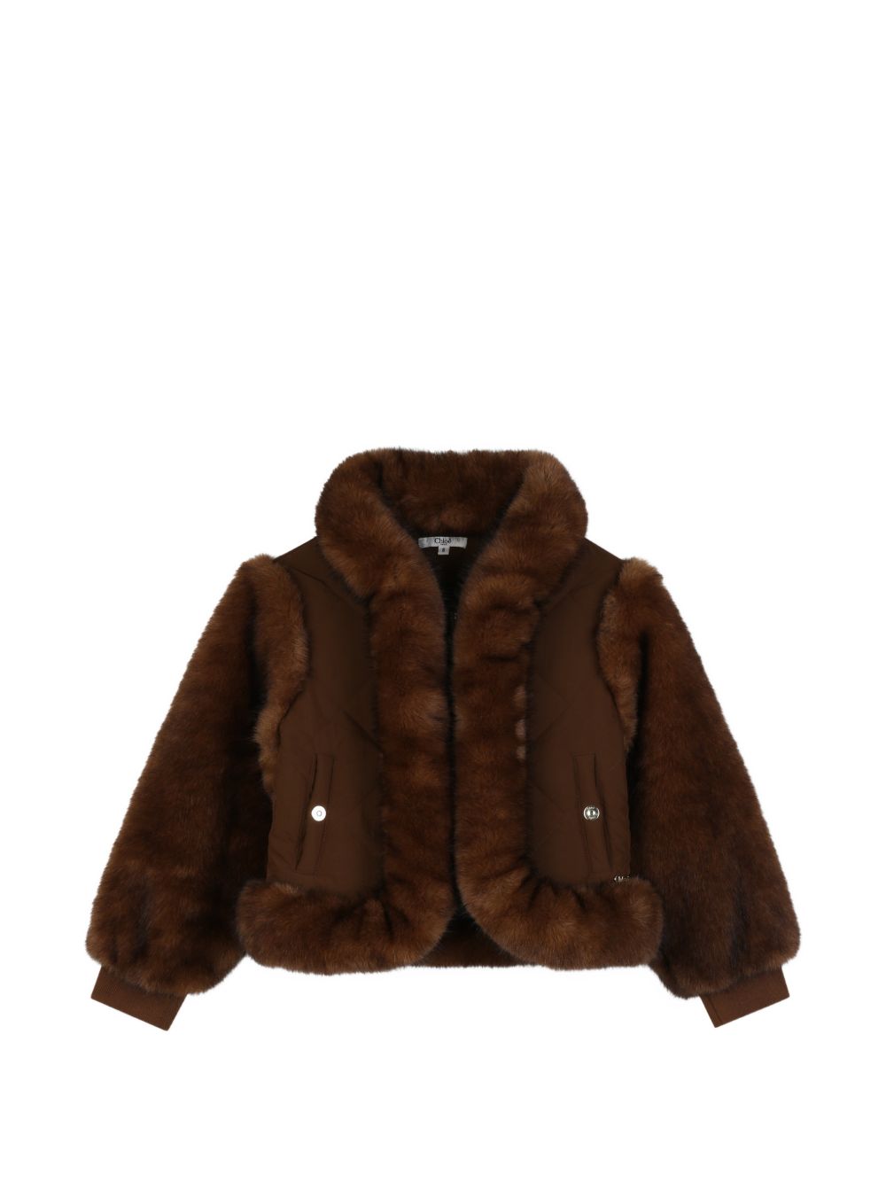 Giacca per bambina Chloé Kids in pelliccia C21279 33F CHLOE KIDS 