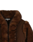 Giacca per bambina Chloé Kids in pelliccia C21279 33F CHLOE KIDS 