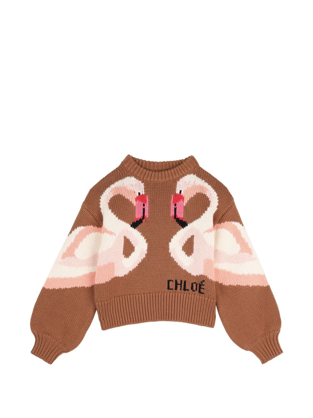 Maglione per bambina Chloé Kids con intarsio C21294 31F CHLOE KIDS 