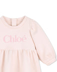 Abito per neonata Chloé Kids con logo C21335 46J CHLOE KIDS 
