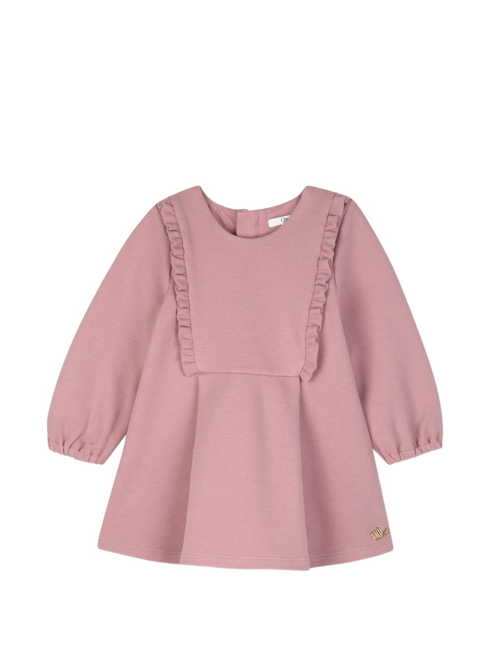 Abito per neonata Chloé Kids con rouches C21336 48W CHLOE KIDS 
