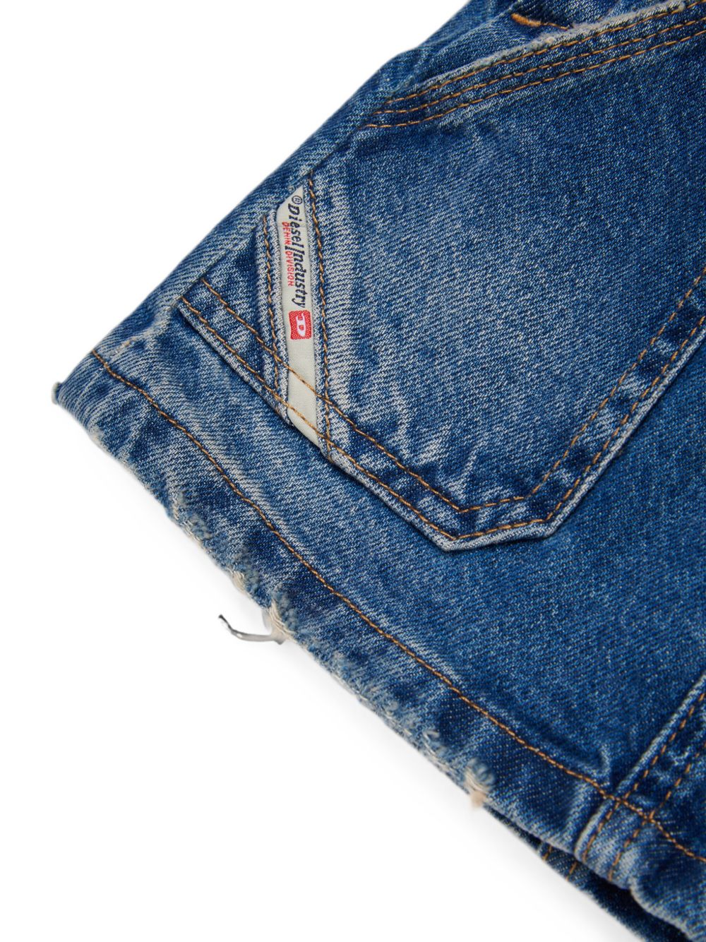 Salopette per neonata Diesel Kids di jeans K00810KXBU1 K01 DIESEL KIDS 