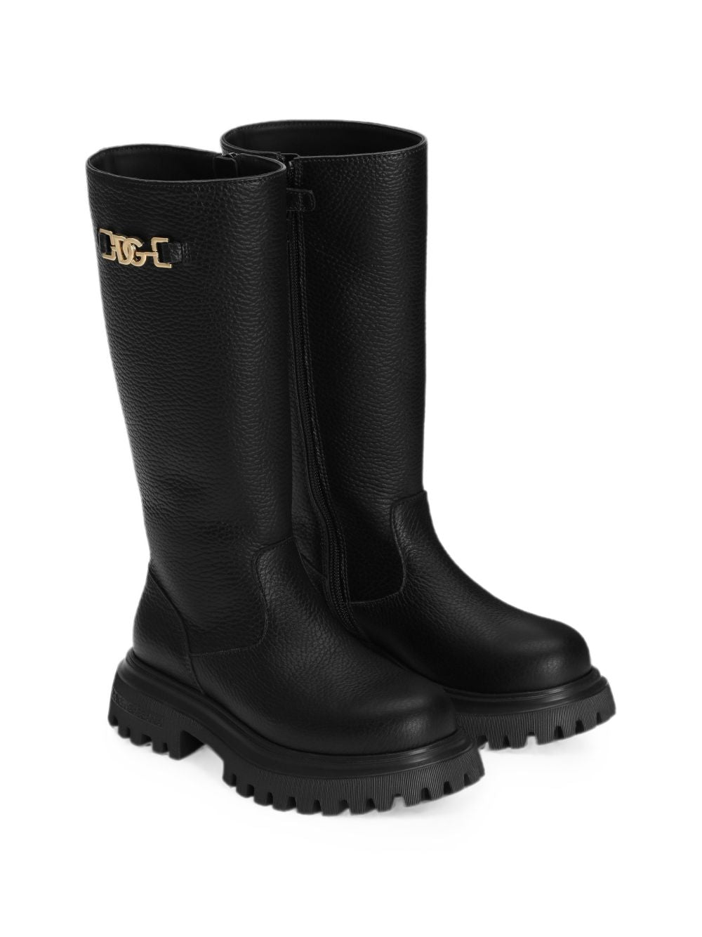 Stivale per bambina Dolce & Gabbana Kids in pelle D11435A3M55 80999 DOLCE & GABBANA KIDS 