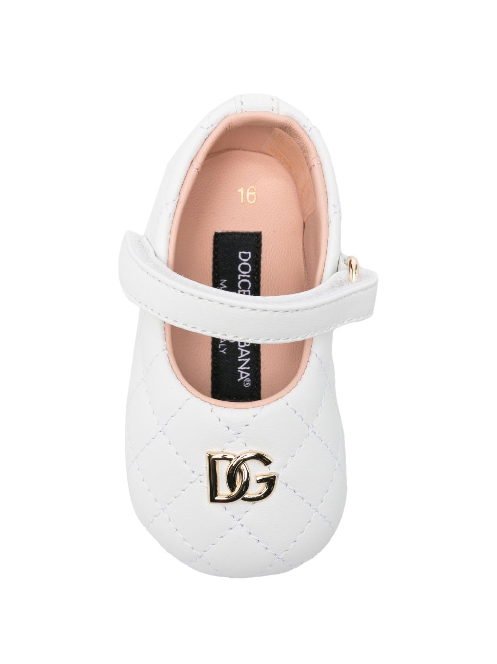 Ballerine per neonata Dolce & Gabbana Kids in pelle DK0174A3M31 80002 DOLCE & GABBANA KIDS 