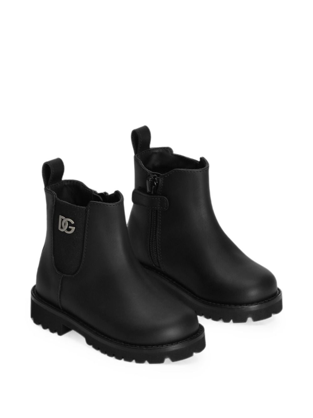 Stivaletti per bambina Dolce & Gabbana Kids in pelle DL0097A3M53 80999 DOLCE & GABBANA KIDS 