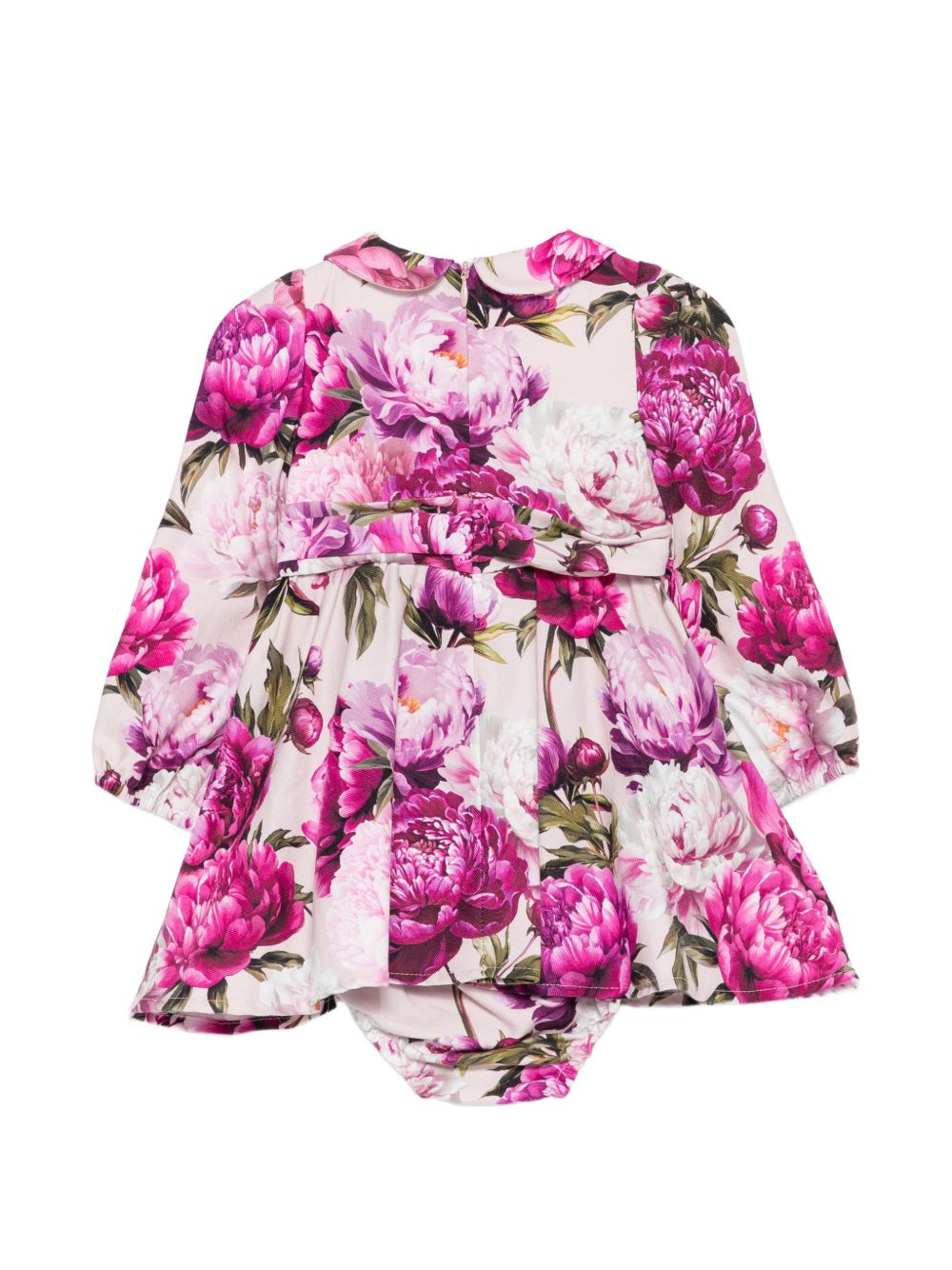 Abito per neonata Dolce & Gabbana Kids a fiori L24DV4G7QZV HF6FZ DOLCE & GABBANA KIDS 