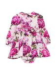 Abito per neonata Dolce & Gabbana Kids a fiori L24DV4G7QZV HF6FZ DOLCE & GABBANA KIDS 