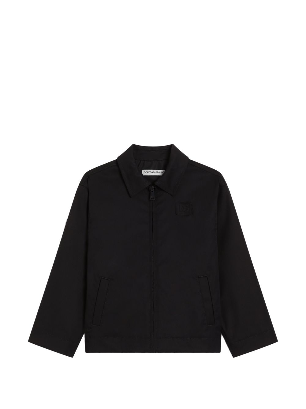 Giubbino per bambino Dolce & Gabbana Kids in gabardina L42BA5FUZEM B0665 DOLCE & GABBANA KIDS 
