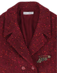 Giacca per bambina Dolce & Gabbana Kids in bouclè L53B05FCZAU S8030 DOLCE & GABBANA KIDS 