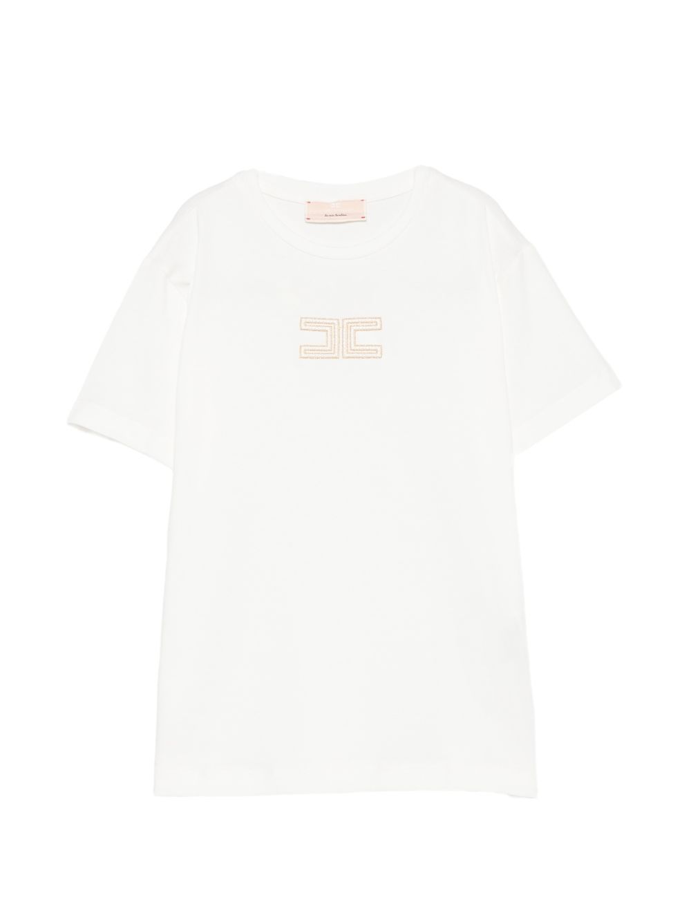 T-shirt per bambina Elisabetta Franchi Kids con logo EFTS268CJE018 0204 ELISABETTA FRANCHI KIDS 
