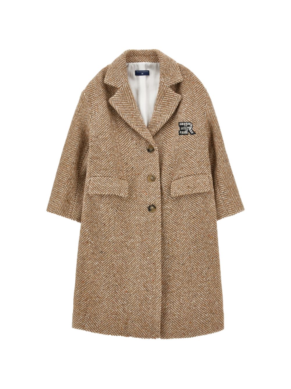 Cappotto per bambina Ermanno Scervino Kids lungo Z1H1068318 0103 ERMANNO SCERVINO KIDS 