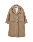 Cappotto per bambina Ermanno Scervino Kids lungo Z1H1068318 0103 ERMANNO SCERVINO KIDS 