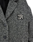 Cappotto per bambina Ermanno Scervino Kids lungo Z1H1068318 0150 ERMANNO SCERVINO KIDS 