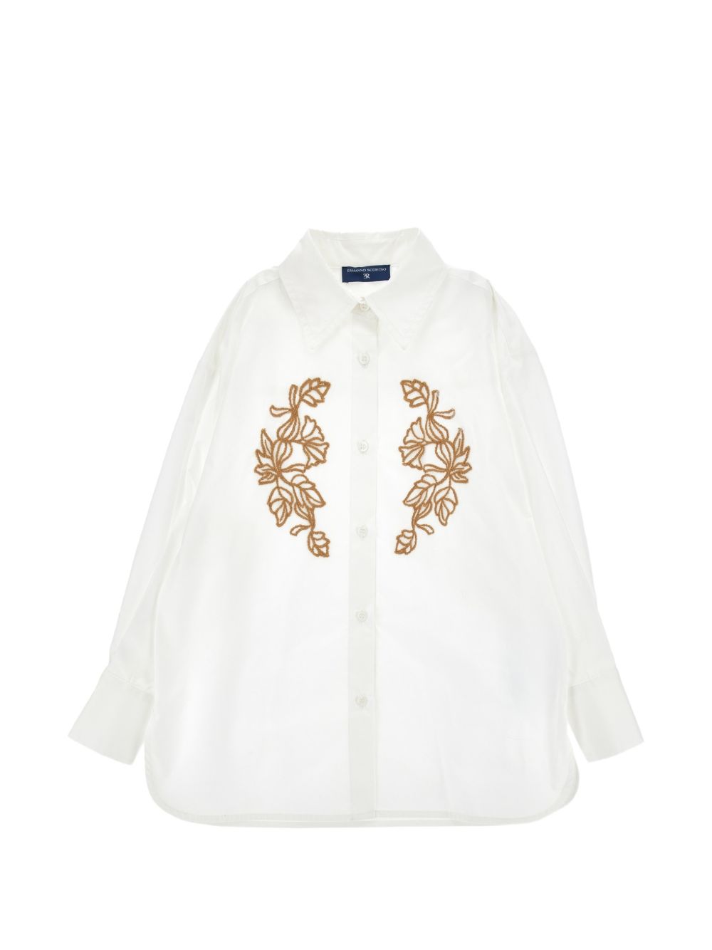 Camicia per bambina Ermanno Scervino Kids con ricami Z1H3048126 0103 ERMANNO SCERVINO KIDS 