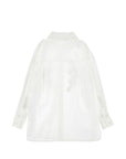 Camicia per bambina Ermanno Scervino Kids con ricami Z1H3048126 0103 ERMANNO SCERVINO KIDS 