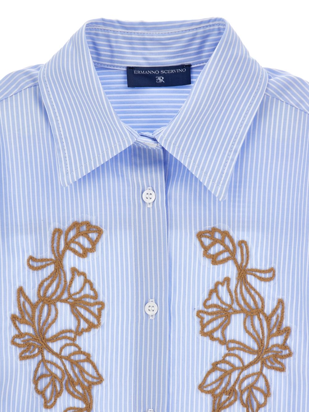 Camicia per bambina Ermanno Scervino Kids con ricami Z1H3048126 0158 ERMANNO SCERVINO KIDS 