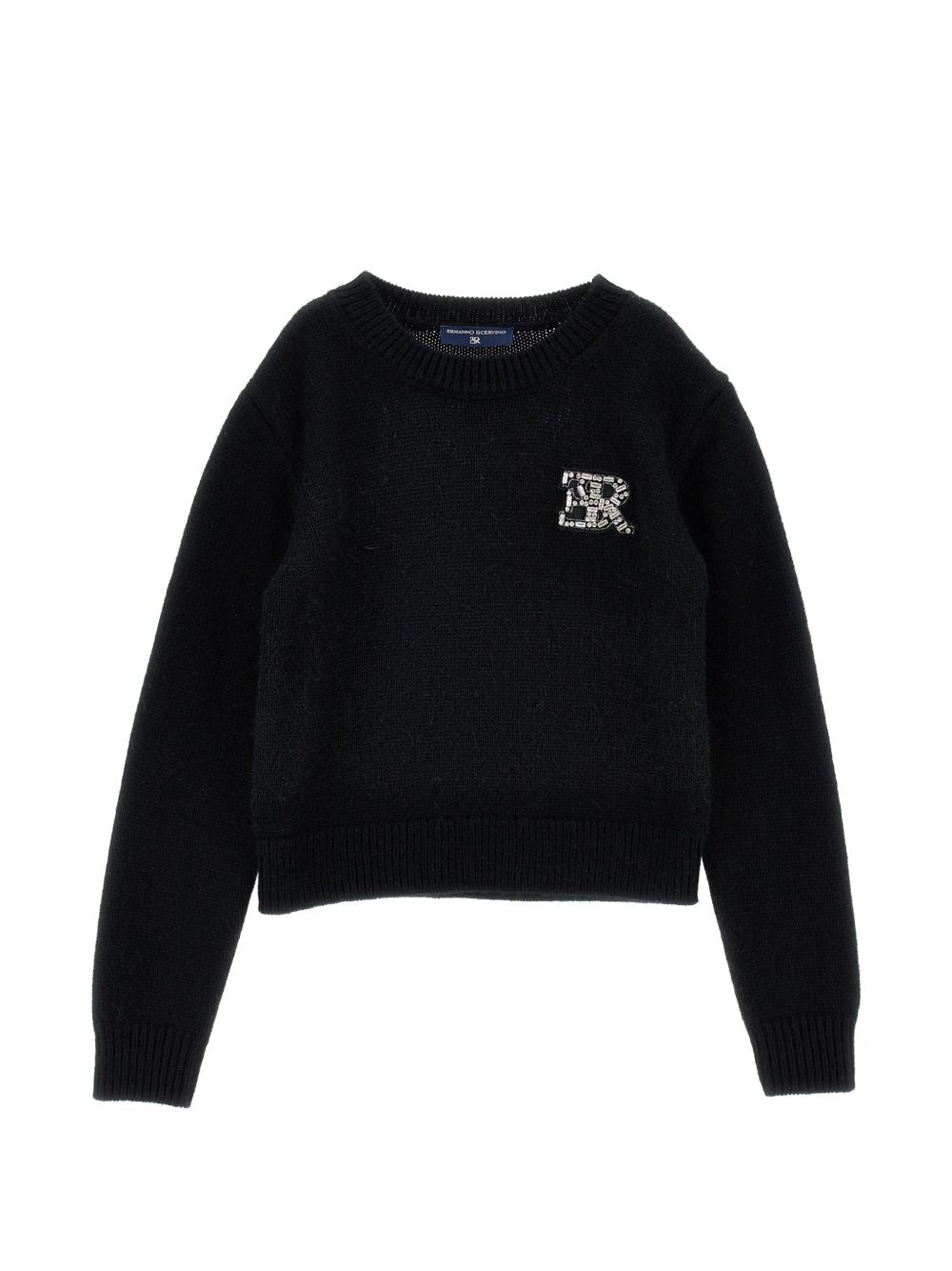 Maglione per bambina Ermanno Scervino Kids con patch Z9H6028711 0050 ERMANNO SCERVINO KIDS 