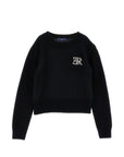 Maglione per bambina Ermanno Scervino Kids con patch Z9H6028711 0050 ERMANNO SCERVINO KIDS 