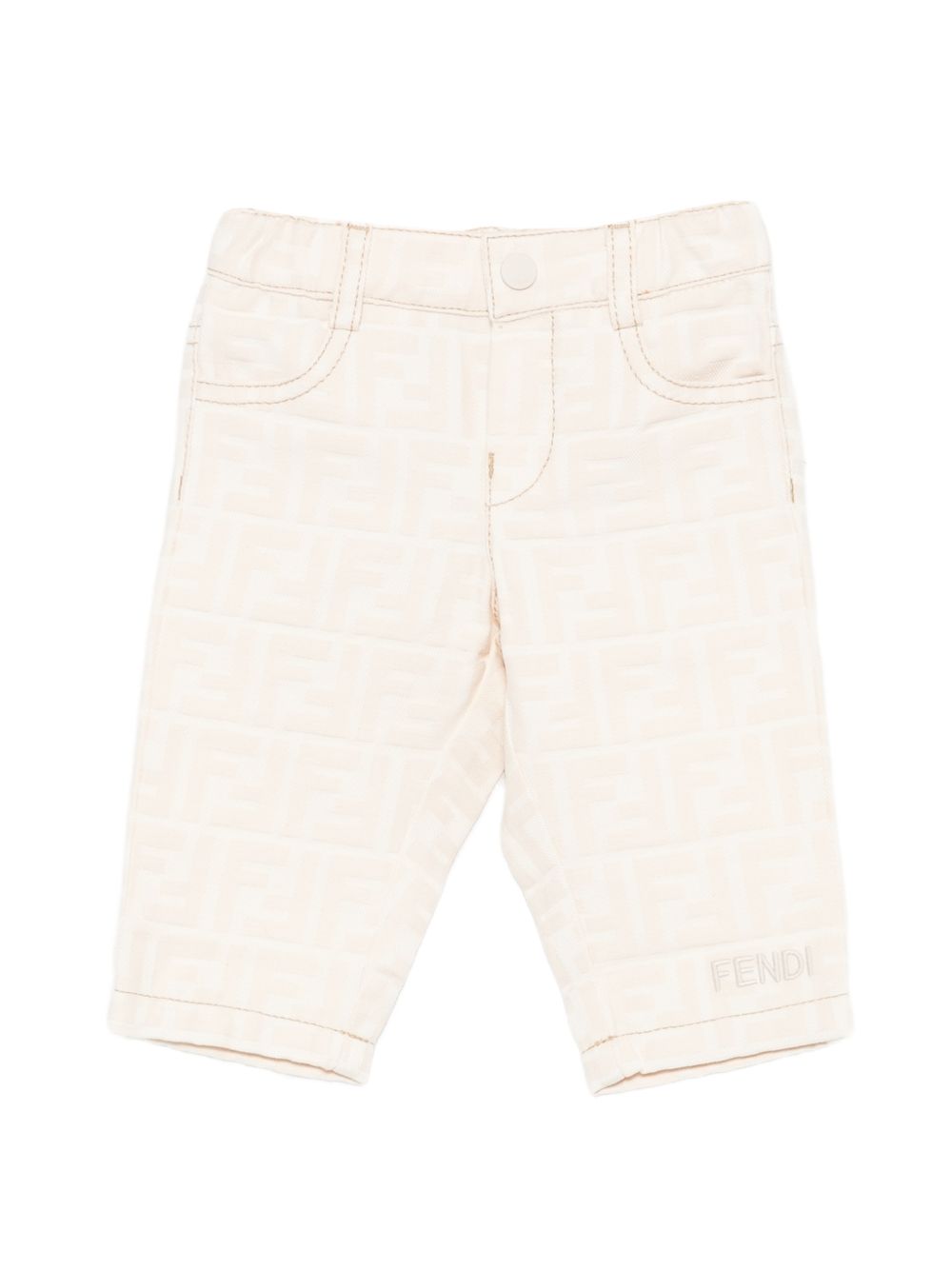Pantaloni per neonato Fendi Kids FF BUF274AY8V F0XW5 FENDI KIDS 