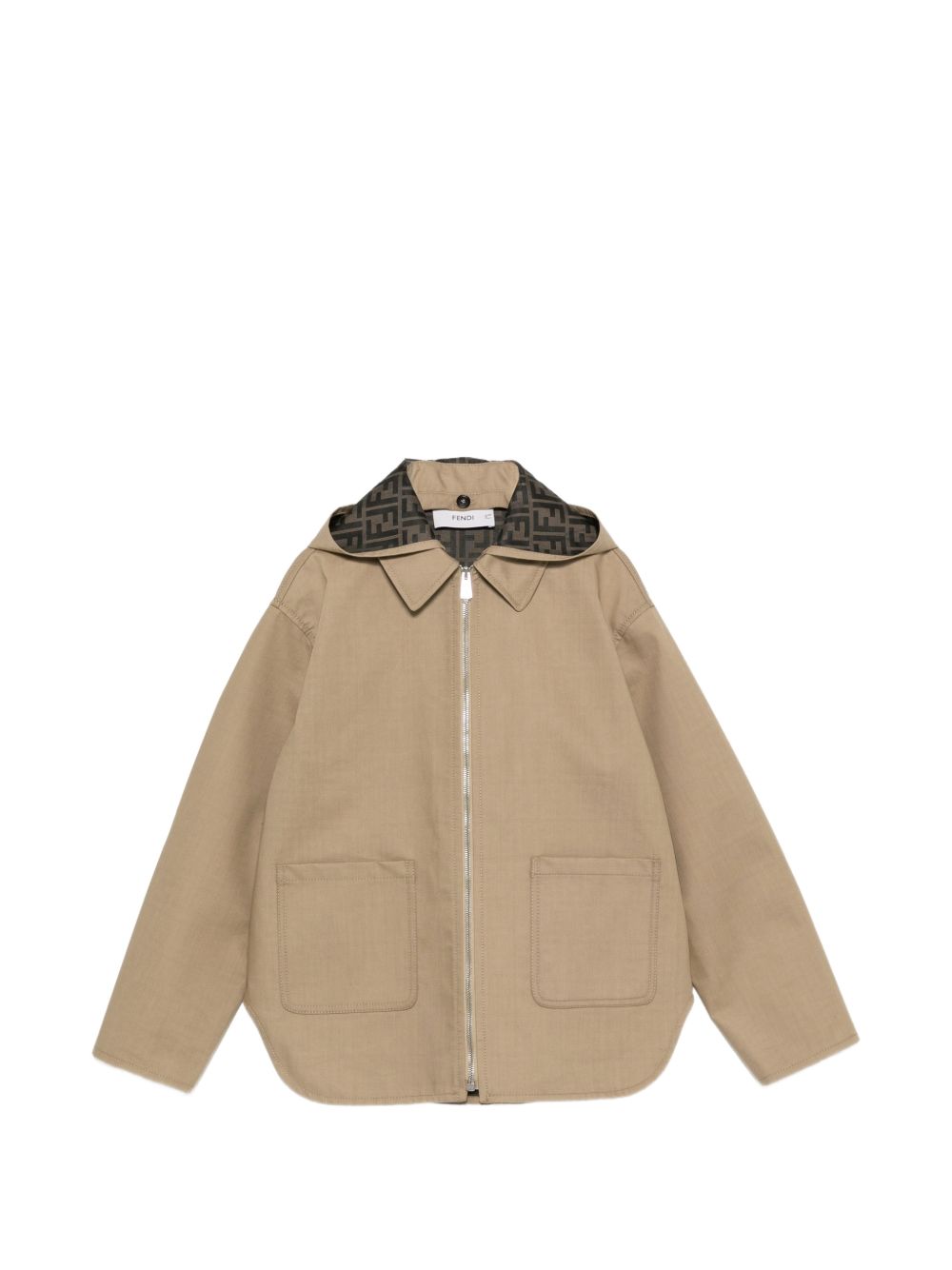 Giacca per bambina Fendi Kids con cappuccio JFA241B1L3 F0CJU FENDI KIDS 