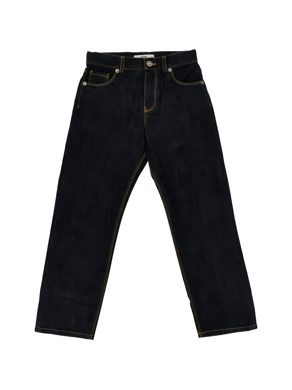 Jeans unisex Fendi Kids dritti JUF204B1L6 F0QG3 FENDI KIDS 