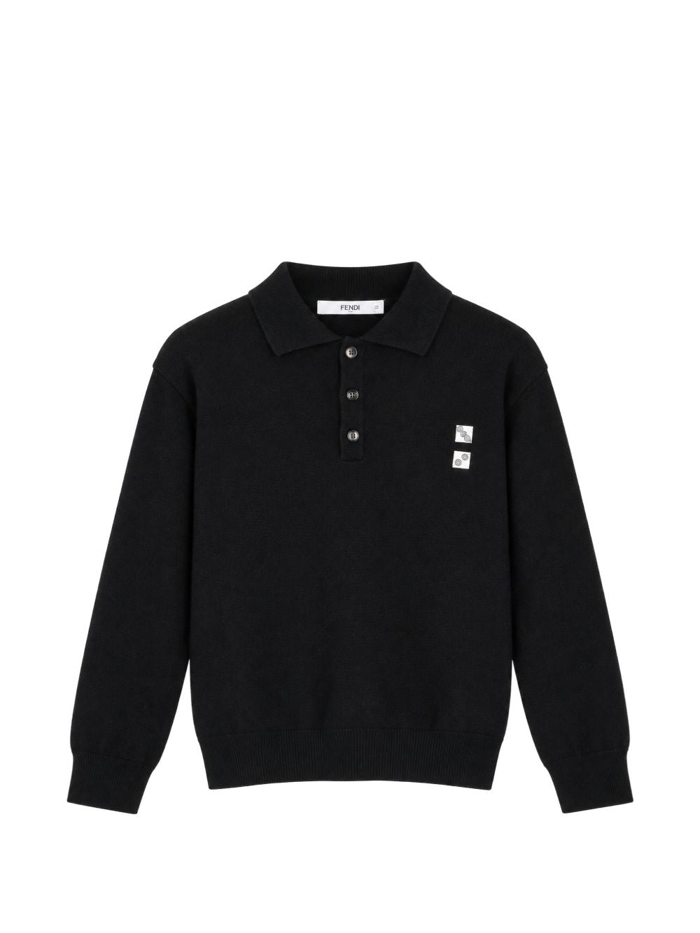 Polo per bambino Fendi Kids in maglia JUG230B1L9 F0QA1 FENDI KIDS 