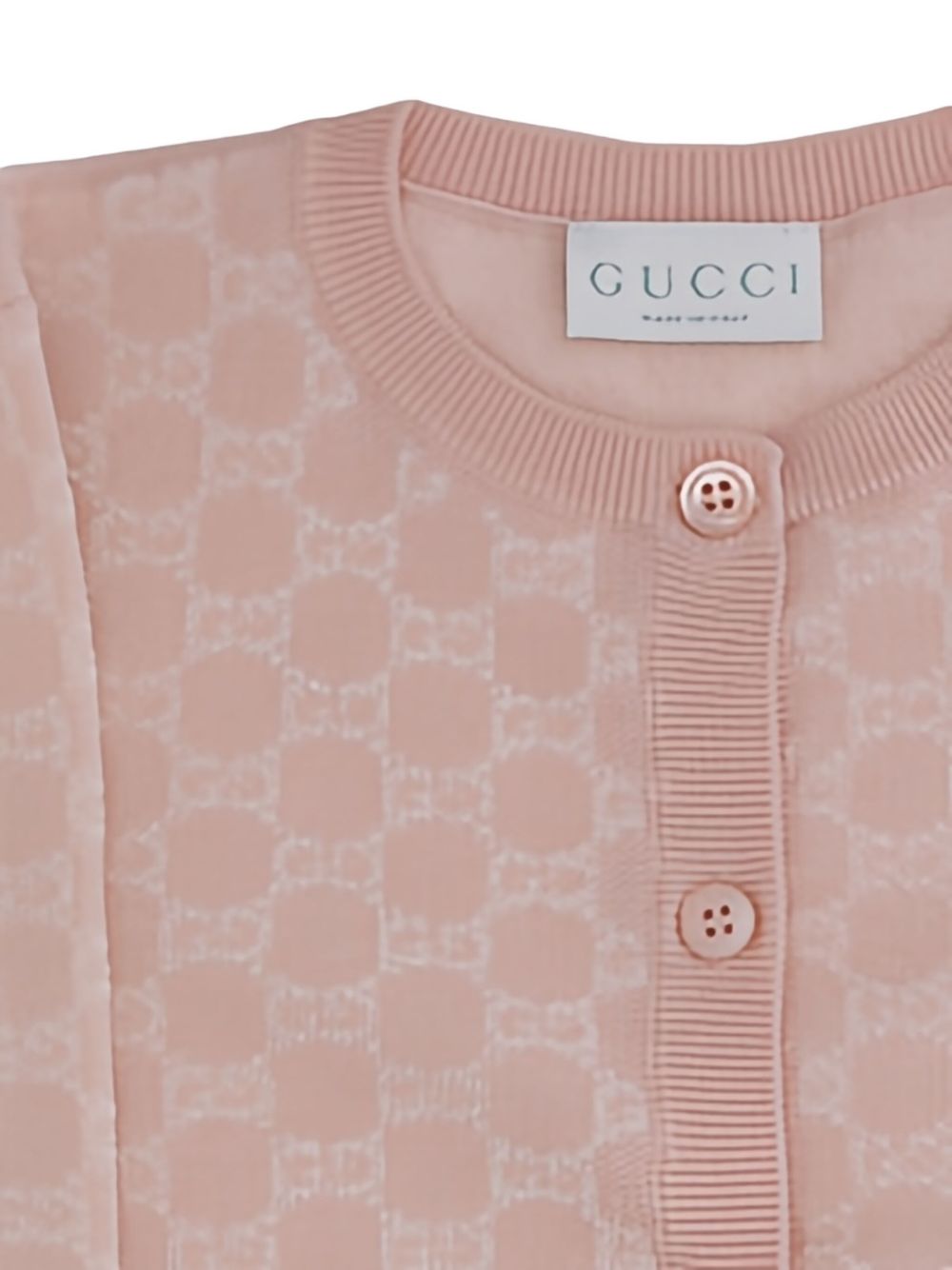 Cardigan per bambina Gucci Kids in jacquard GG 834350XKEZZ 5012 GUCCI KIDS 