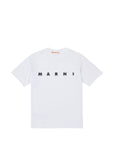 T-shirt unisex Marni Kids con logo M002MVM00RF 0M100 MARNI KIDS 