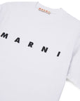 T-shirt unisex Marni Kids con logo M002MVM00RF 0M100 MARNI KIDS 