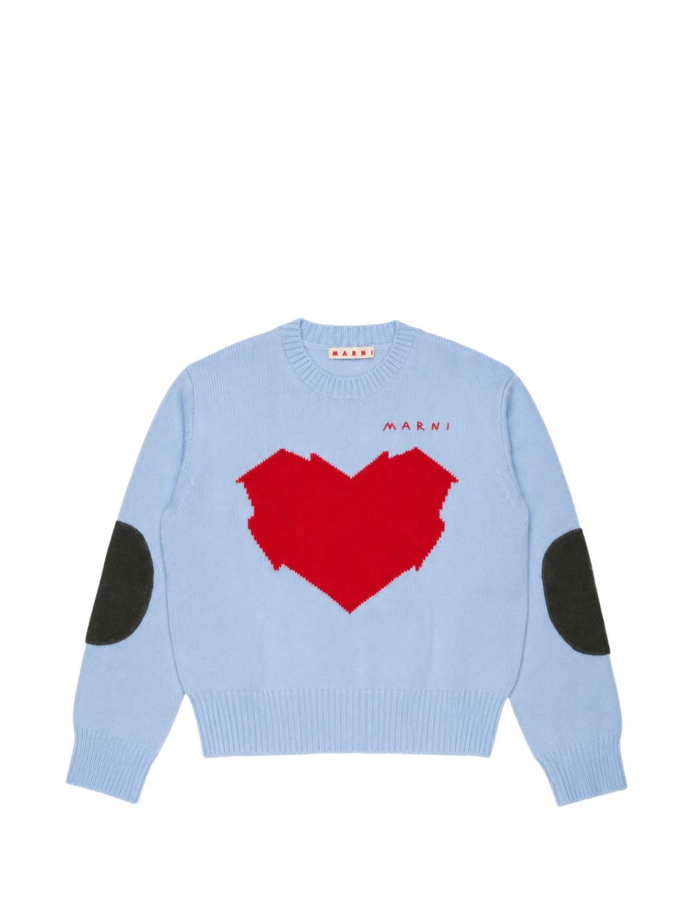 Maglione per bambina Marni Kids con cuore M02017M00XT 0M863 MARNI KIDS 