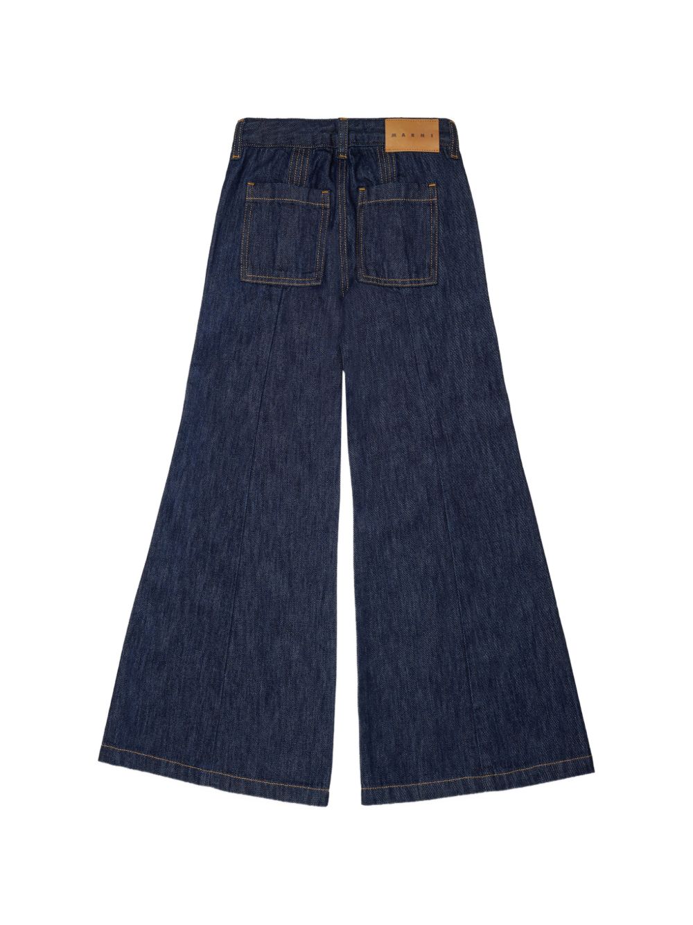Jeans per bambina Marni Kids a gamba larga M02024M00XY 0M01 MARNI KIDS 