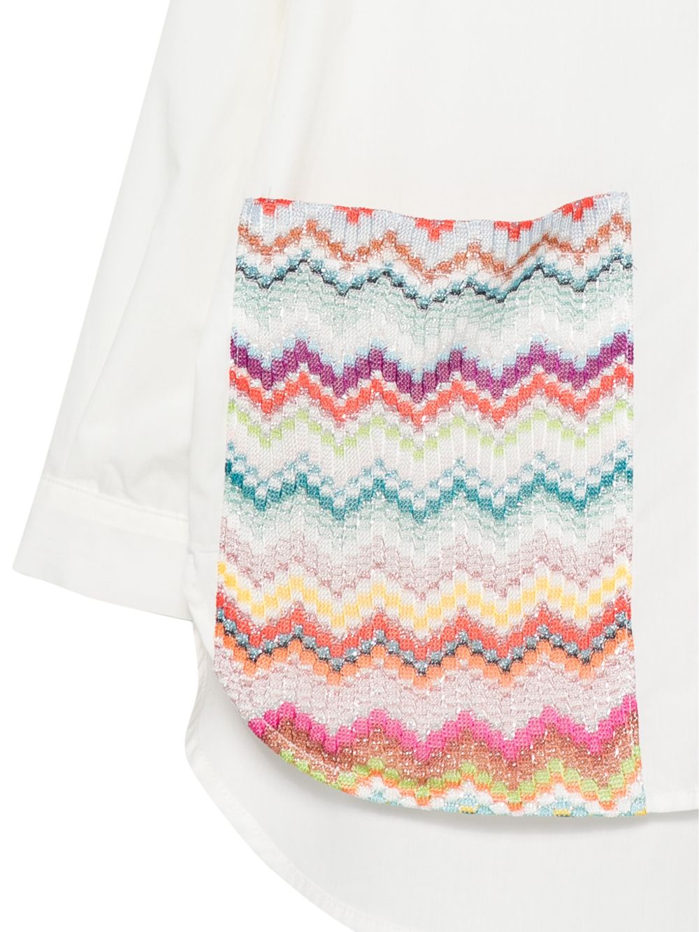 Camicia per bambina Missoni Kids con tasche MZ5A00P0013 101 MISSONI KIDS 