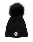 Cappello per bambina Moncler Enfant con pom pon L29543B00007M1131 999 MONCLER ENFANT 