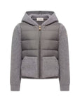 Cardigan per bambina Moncler Enfant imbottito L29549B00014M4281 988 MONCLER ENFANT 