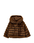 Pelliccia per bambina Monnalisa peluche 17H1018033 0006 MONNALISA 