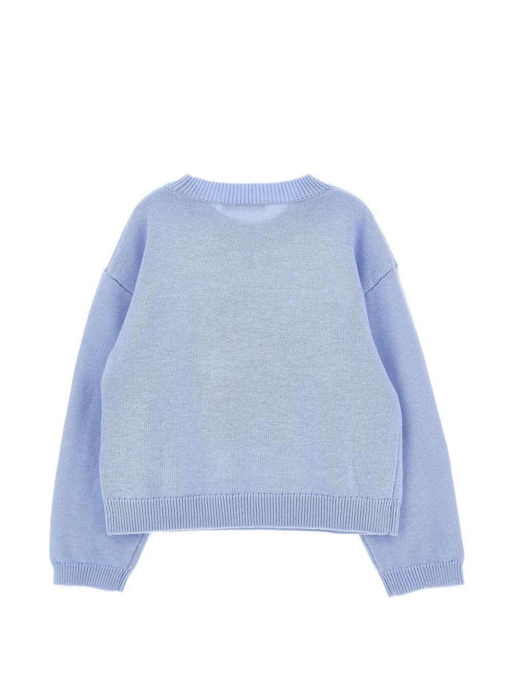 Maglione per bambina Monnalisa con intarsio 19H6268066 0058 MONNALISA 