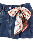 Gonna per bambina Monnalisa con fiocco 19H7008042 0055 MONNALISA 