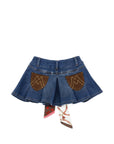 Gonna per bambina Monnalisa con fiocco 19H7008042 0055 MONNALISA 