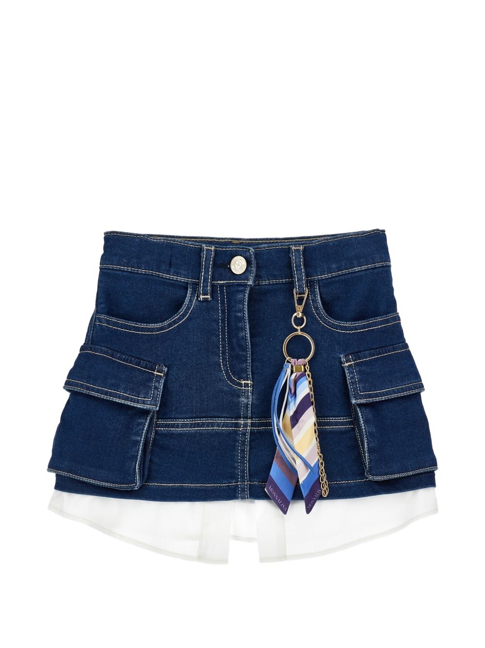 Gonna per bambina Monnalisa di jeans 19H7058044 0055 MONNALISA 
