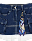 Gonna per bambina Monnalisa di jeans 19H7058044 0055 MONNALISA 