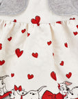 Abito per neonata Monnalisa con stampa 31H9118665 0143 MONNALISA 