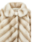 Cappotto per neonata Monnalisa pelliccia 37H1008033 0001 MONNALISA 